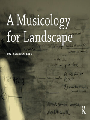 cover image of A Musicology for Landscape
